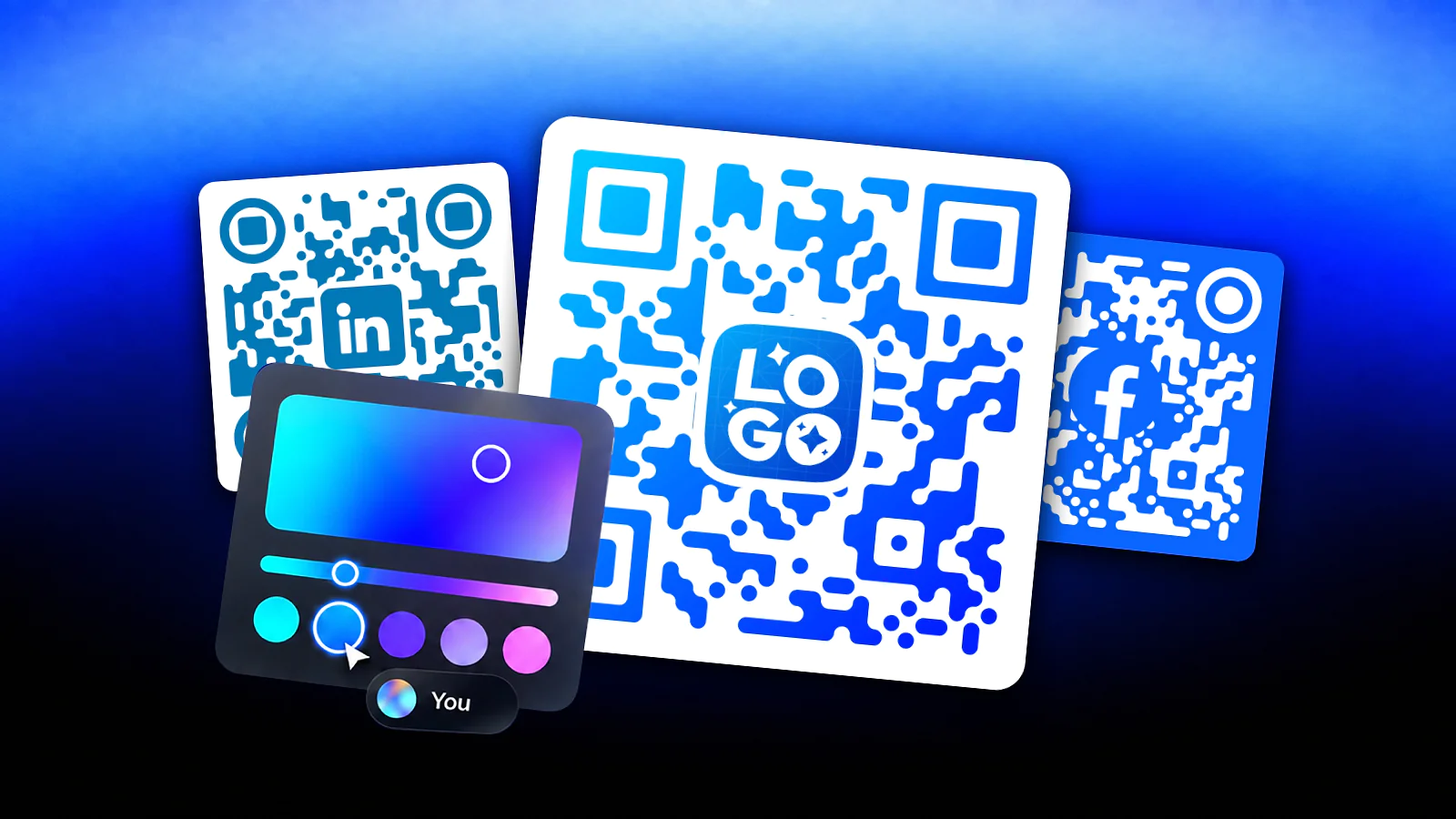 अनोखे आकार, रंग और डिज़ाइन के साथ कस्टम AI-जनरेटेड QR कोड