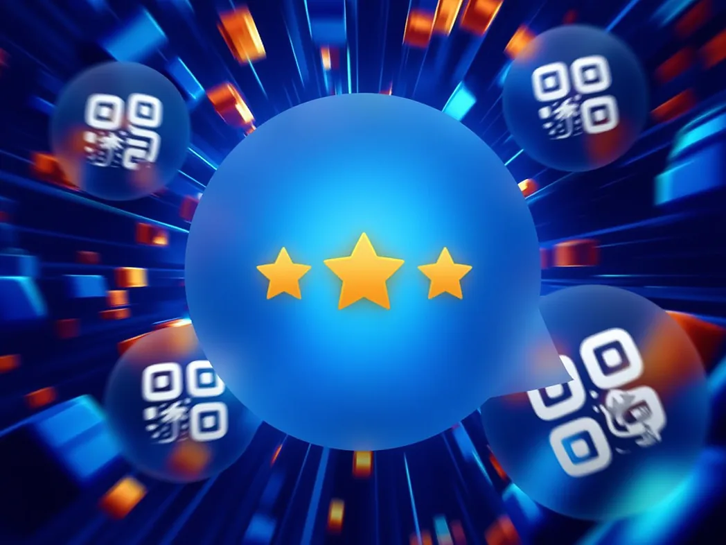 Feedback QR code generator preview showing custom survey