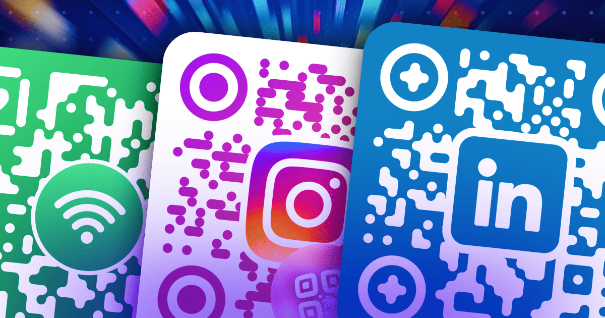 Social Media QR Codes | Custom QR Templates with Logos