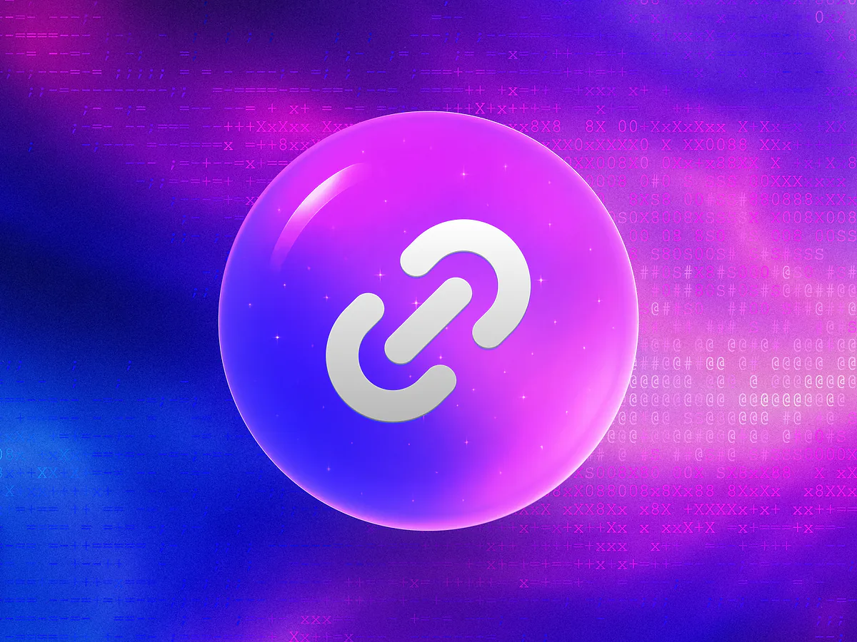 URL QR Code Generator: Free & Customizable Glossy blue 3D orb with a white website link icon on a vibrant gradient for the URL QR code generator