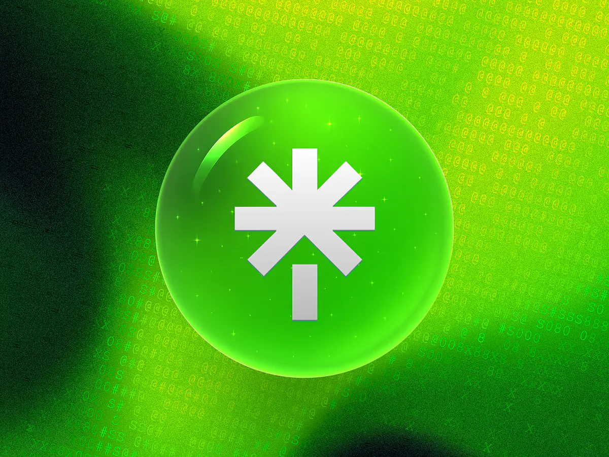 Linktree QR Code Generator: Free & Customisable Glossy green 3D orb with a white tree-links icon on a vibrant gradient for the Linktree QR code generator
