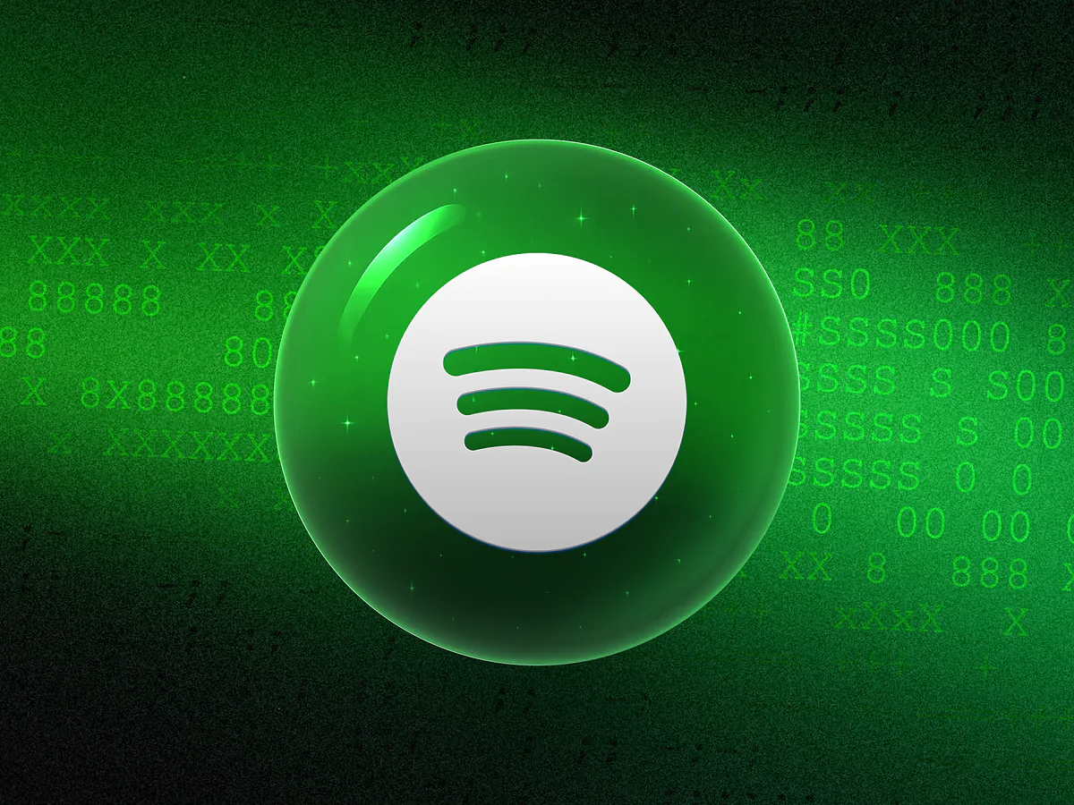 Spotify QR Code Generator: Free & Customizable Glossy green 3D orb with a white sound-wave icon on a vibrant gradient for the Spotify QR code generator