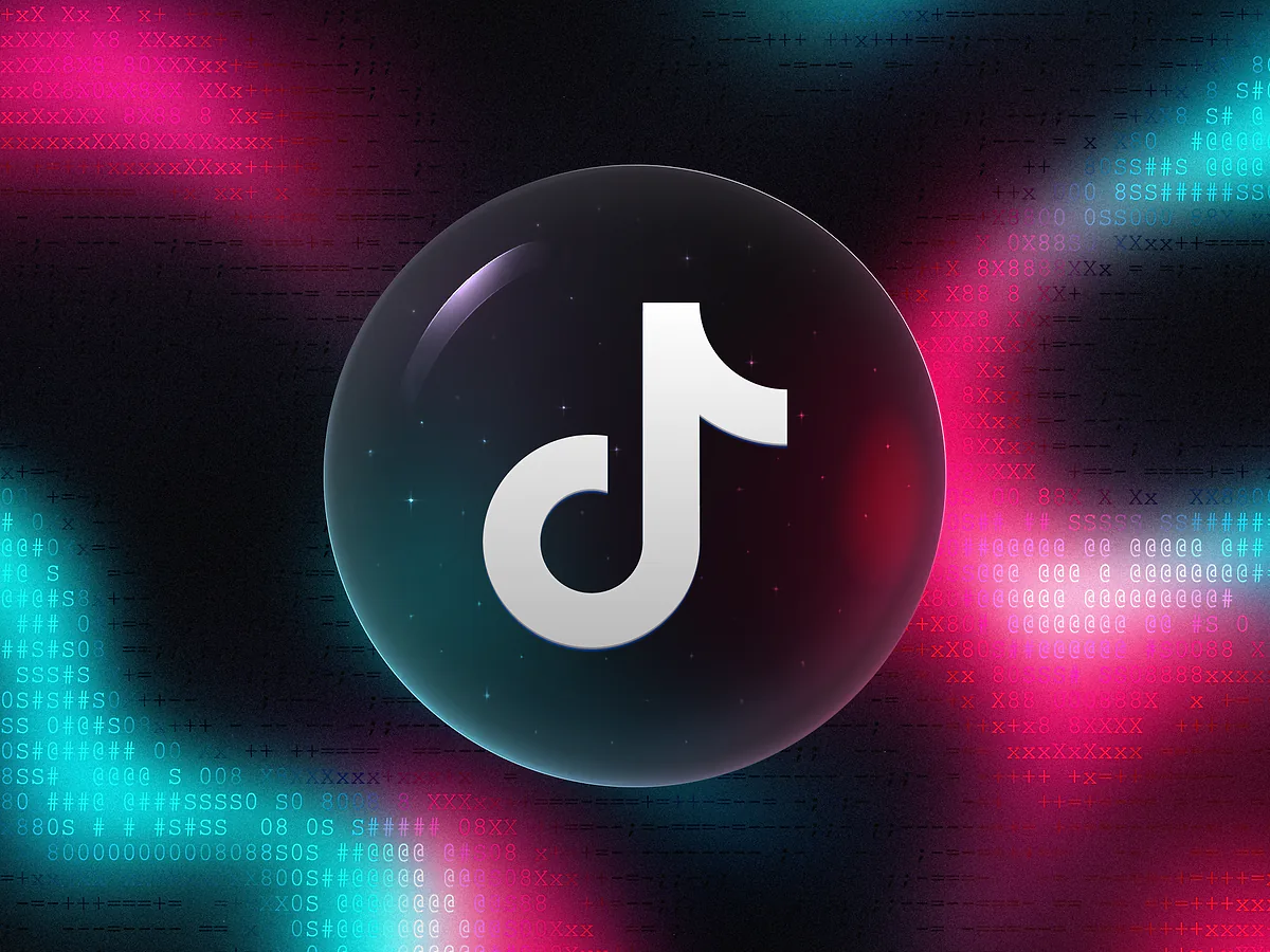 TikTok QR Code Generator: Free & Customizable Glossy black 3D orb with a white musical note icon on a vibrant gradient for the TikTok QR code generator