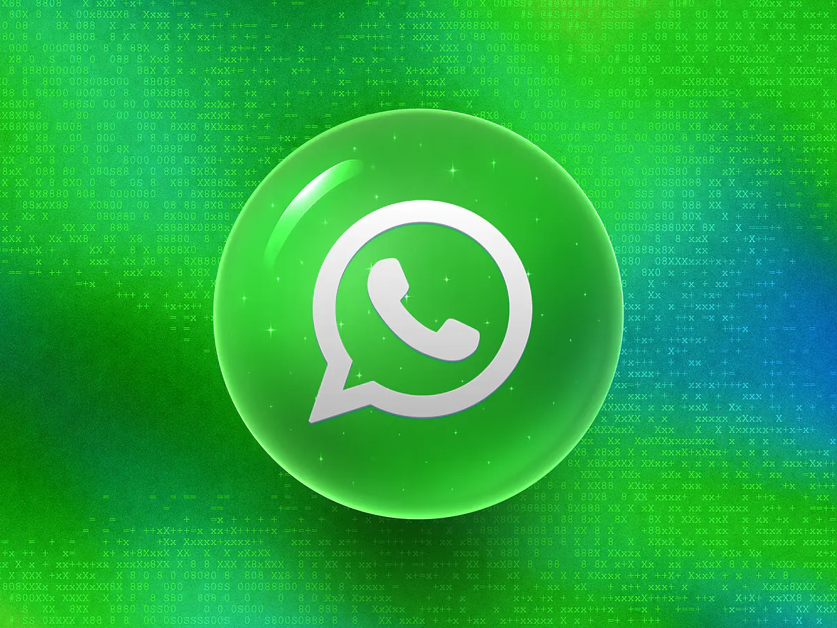 WhatsApp QR Code Generator: Free & Customizable Glossy green 3D orb with a white phone speech-bubble icon on a vibrant gradient for the WhatsApp QR code generator